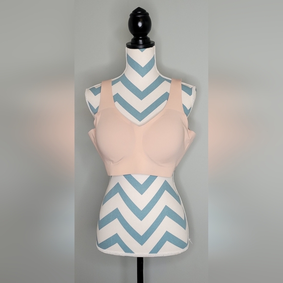 Honeylove Nude Seamless V-Neck Bra Size 1X - Picture 3 of 9